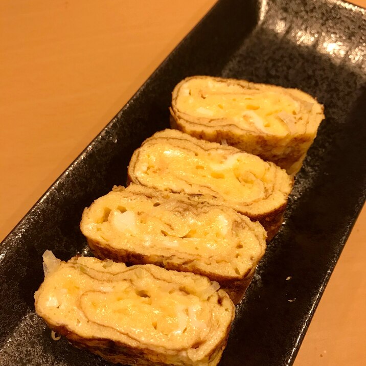 甘くない味噌風味感じる卵焼き★